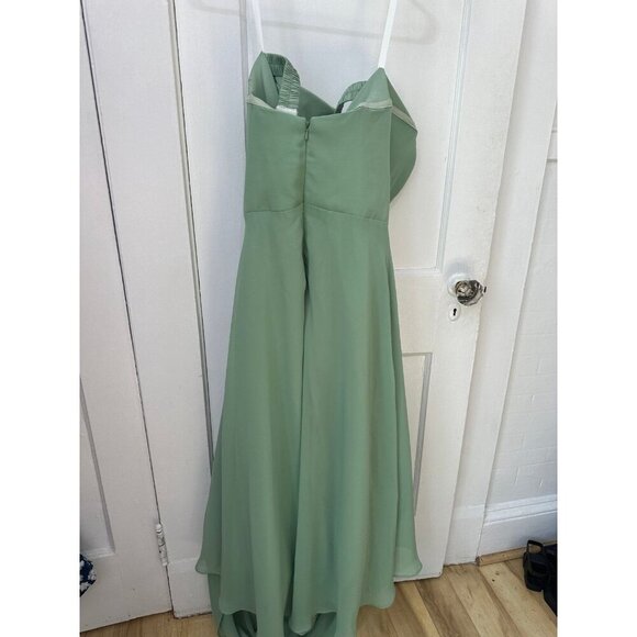 TS Couture Sage Green Strapless Gown – New with Tags - Picture 9 of 12